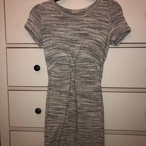 Grey bodycon dress